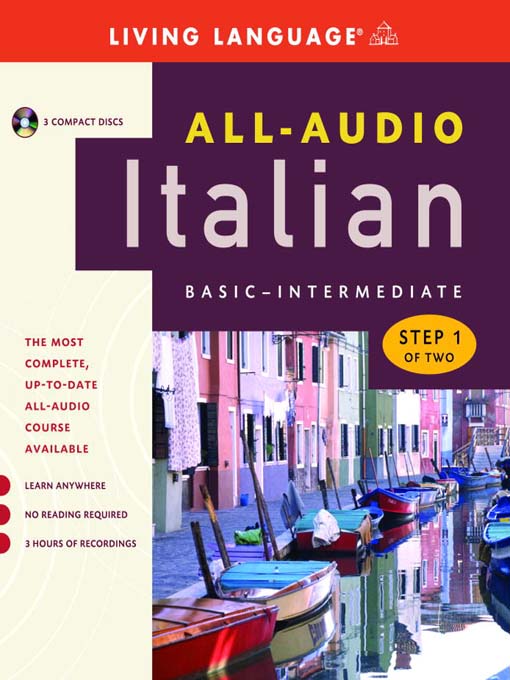 Title details for All-Audio Italian Step 1 by Living Language - Wait list